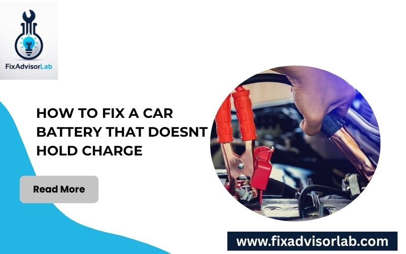 How To Fix A Car Battery That Doesnt Hold Charge-FI