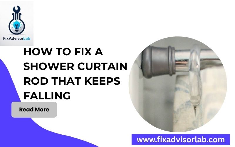 How To Fix A Shower Curtain Rod That Keeps Falling-FI