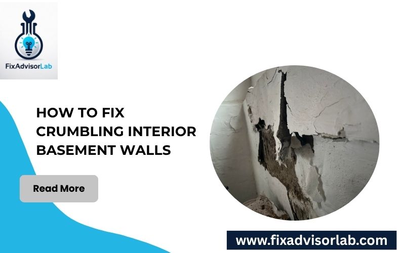 How To Fix Crumbling Interior Basement Walls-FI