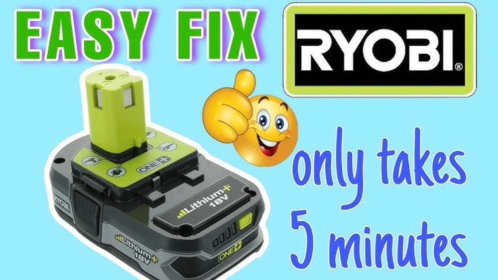 How To Fix A Ryobi Battery That Wont Charge