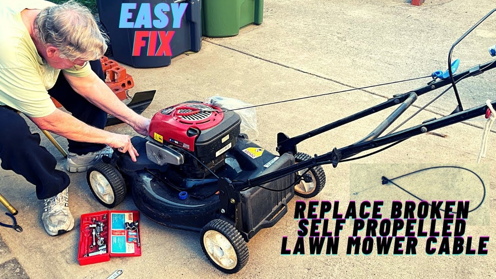 How To Fix A Self Propelled Lawn Mower Cable