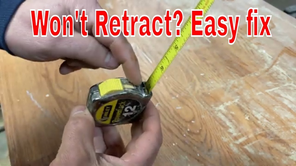 How To Fix A Tape Measure That Will Not Retract