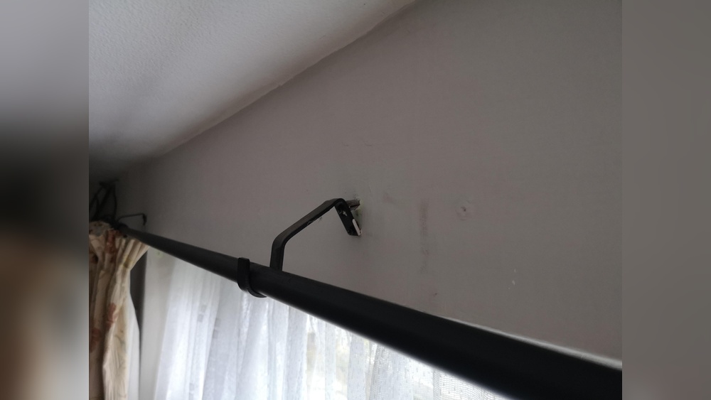How To Fix Curtain Rod Falling Out Of Wall
