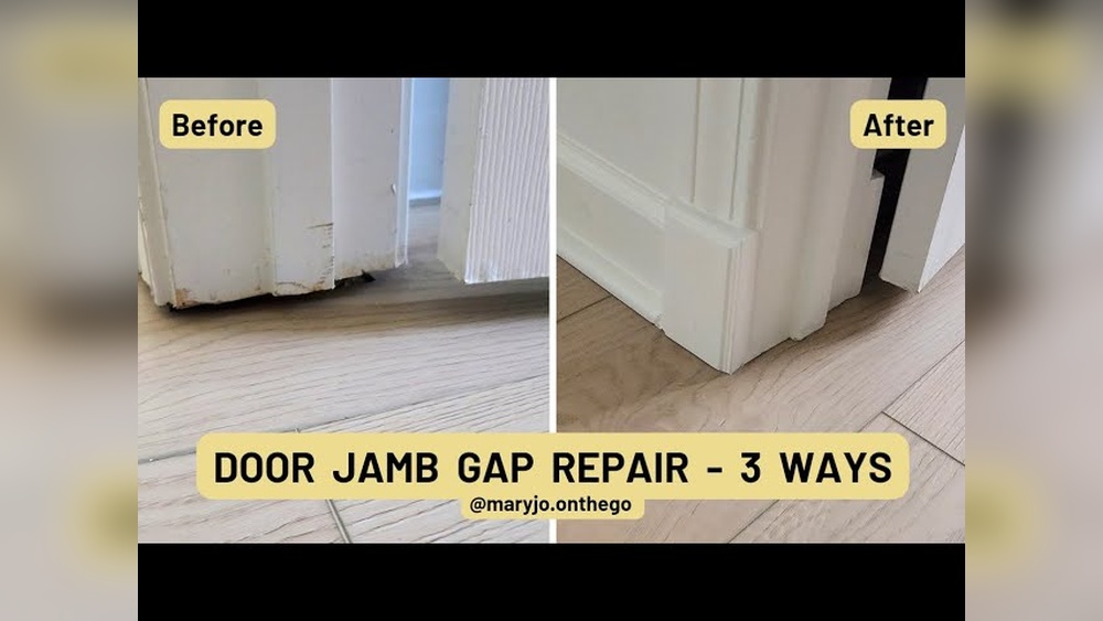 How To Fix Gap Between Door Casing And Floor