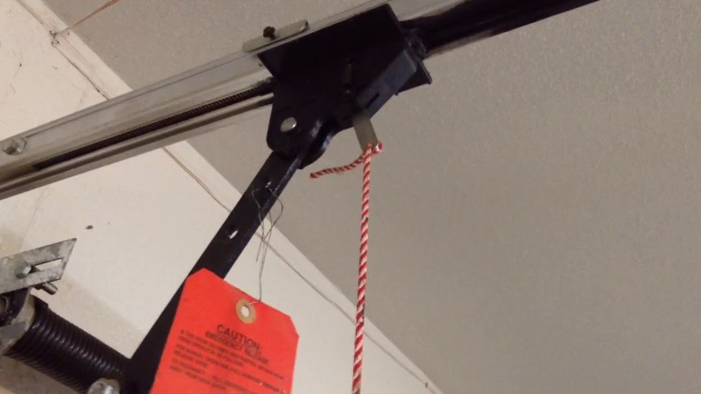 How To Fix Garage Door After Pulling Red Handle