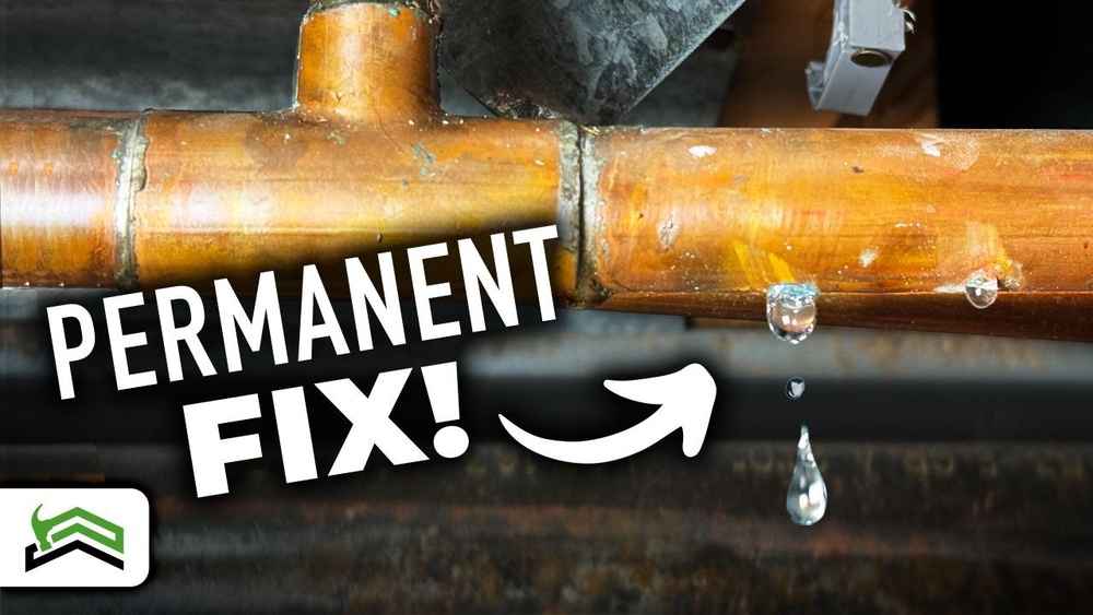 How To Fix Pinhole Leak In Copper Water Pipe
