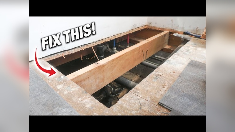 How To Fix Rotten Floor Joist Under Bathtub
