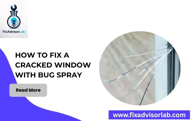 How To Fix A Cracked Window With Bug Spray-FI