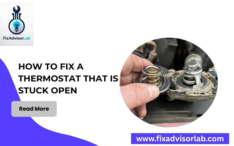 How To Fix A Thermostat That Is Stuck Open-FI
