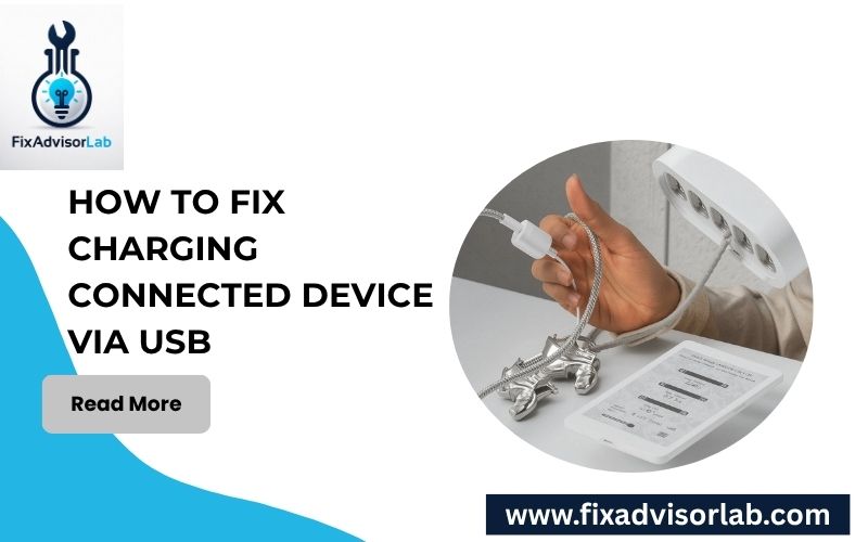 How To Fix Charging Connected Device Via USB-FI