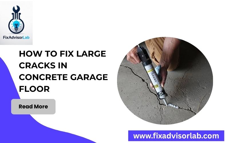 How To Fix Large Cracks In Concrete Garage Floor-FI