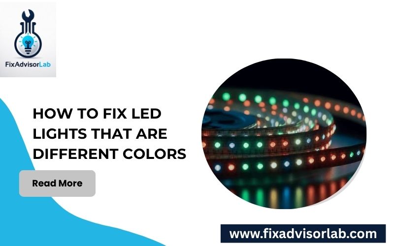 How To Fix Led Lights That Are Different Colors-FI
