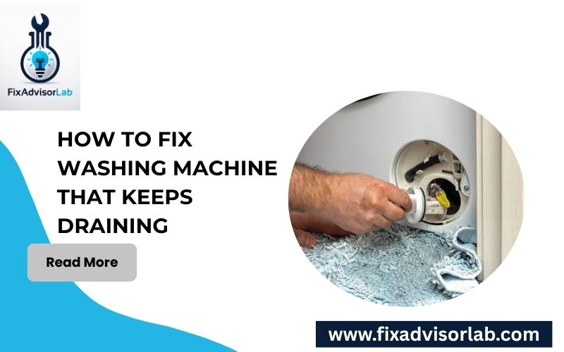 How To Fix Washing Machine That Keeps Draining-FI