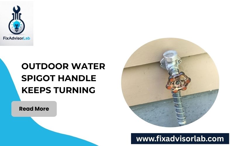 Outdoor Water Spigot Handle Keeps Turning-FI