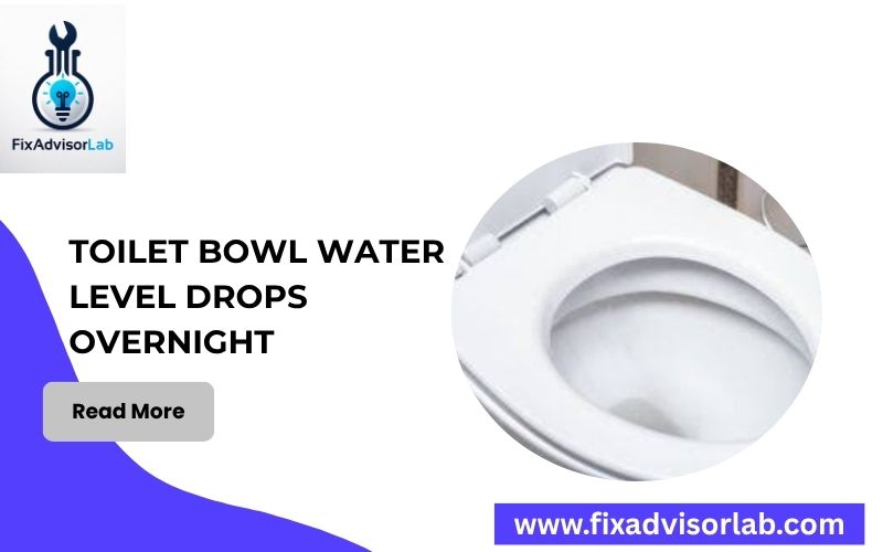 Toilet Bowl Water Level Drops Overnight-FI