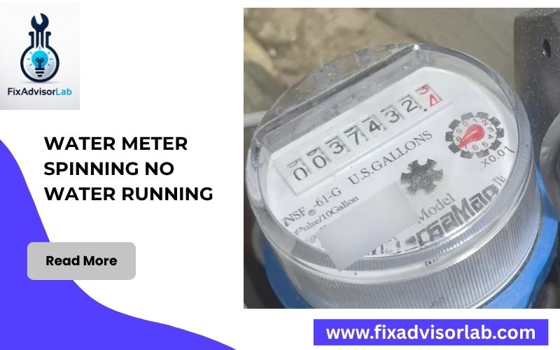 Water Meter Spinning No Water Running-FI