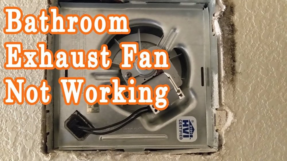 Bathroom Fan Working
