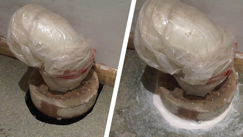 How To Cover Toilet Waste Pipe Or Drain Pipe