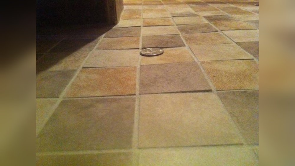 Uneven Floor Tiles