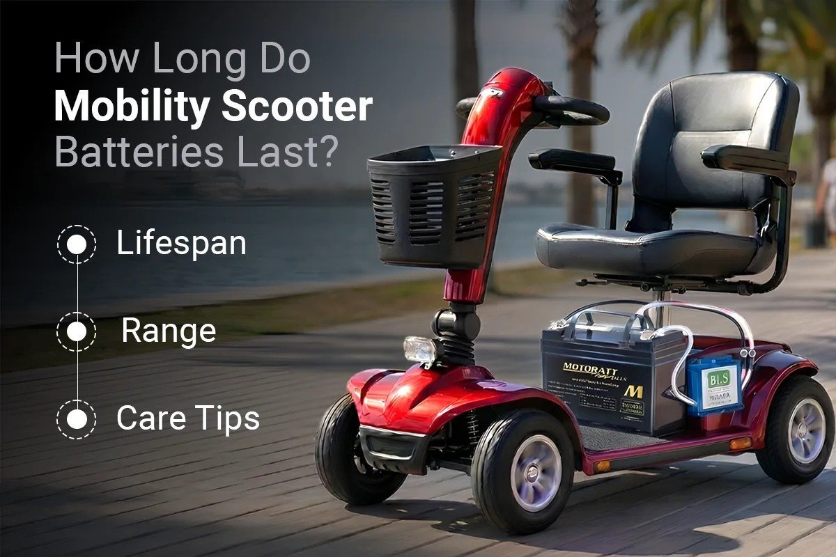 An electric scooter charging in a garage showing signs of a failing battery.