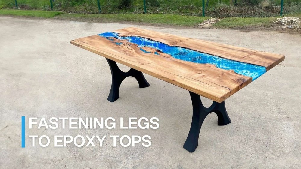 How to Attach Legs to Epoxy Table
