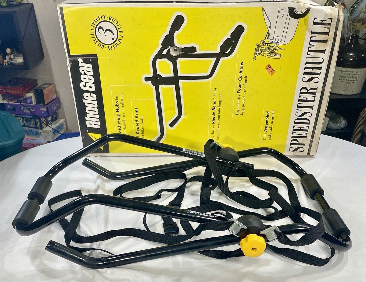 Essential tools for installing a Rhode Gear bike rack on a car.