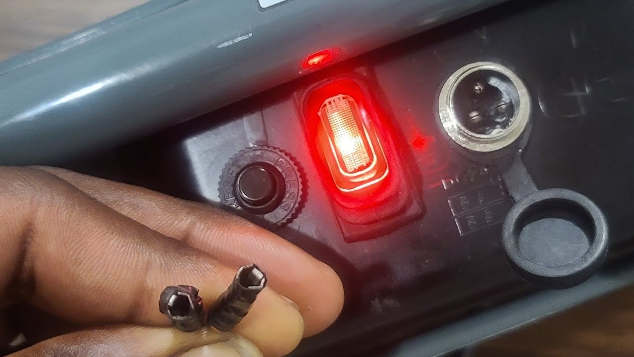 The essential tools and power adapter required for charging a razor scooter safely.