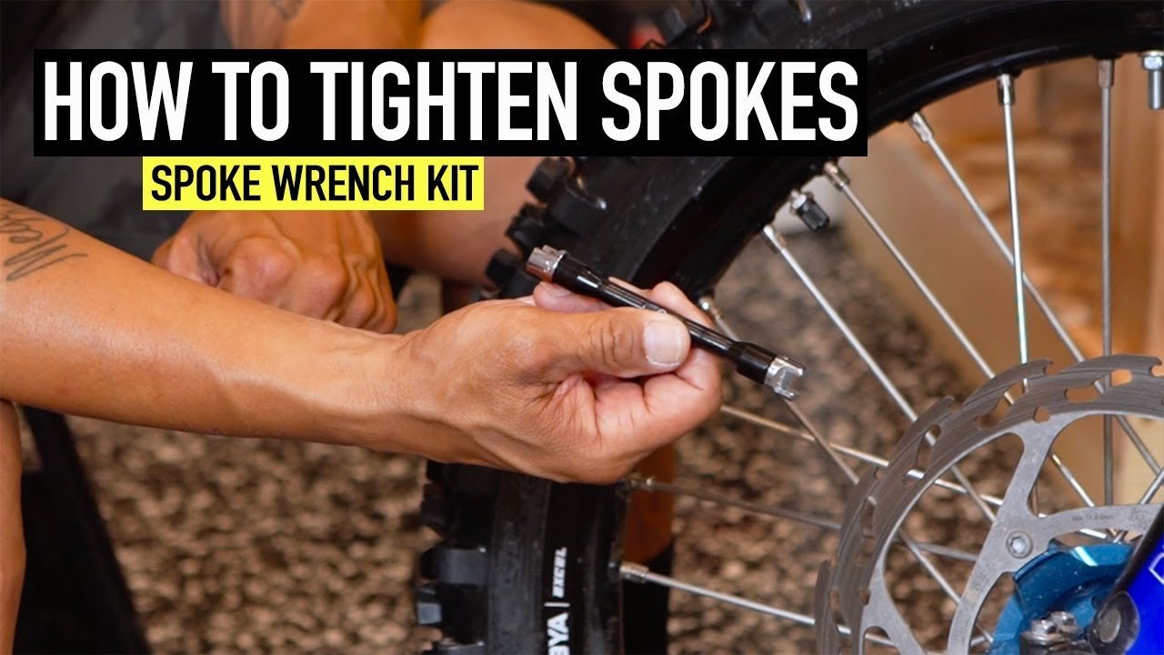 An organized workshop space prepared for dirt bike maintenance and repair questions.