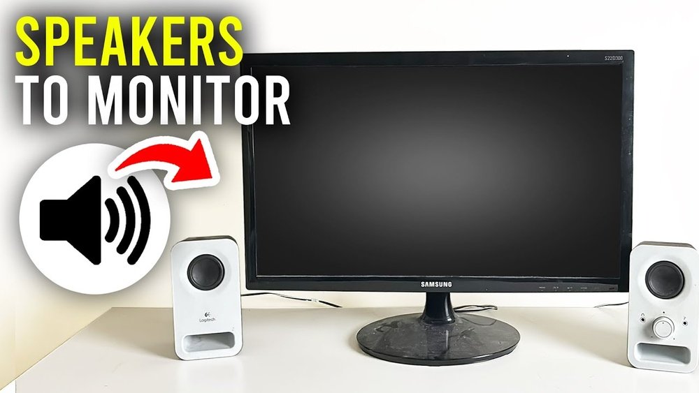 How to Connect Speakers to Computer Monitor