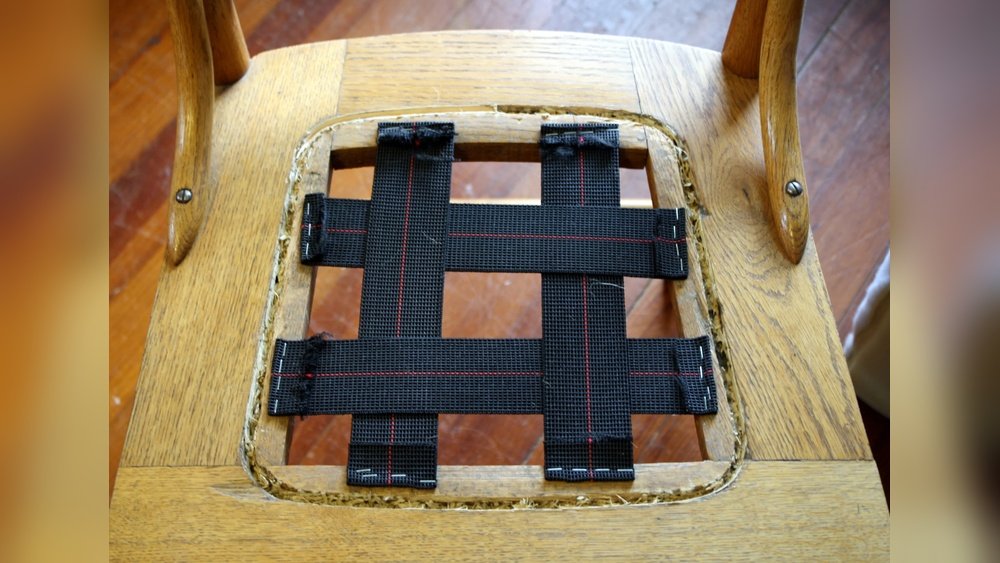 How to Cover a Chair Seat With Out Caning It