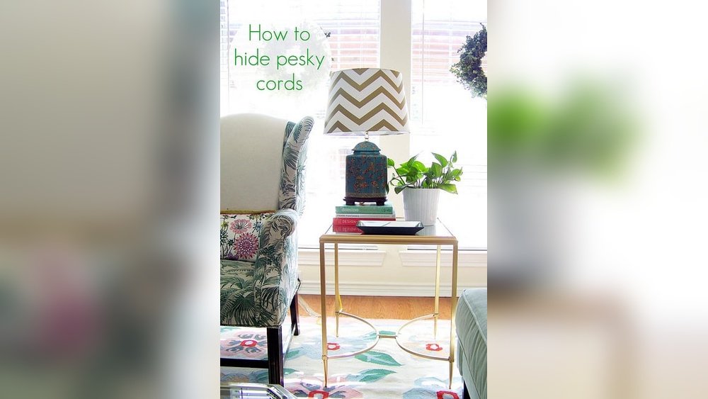 How to Hide Lamp Cord