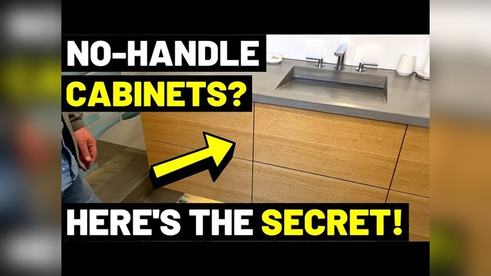 How to Open Cabinets Without Handles