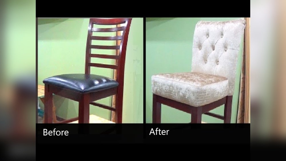 How to Turn Wood Chairs into Upholstered Chairs